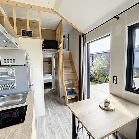 Tiny House A Jullouville, 200m De La Plage, 2 Pers, Parking, Piscine, Wifi - Fr-1-361a-89 * Jullouville-les-Pins
